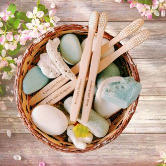 EcoVibes | Bamboo Toothbrush | Bamboo with Bamboo | Kids