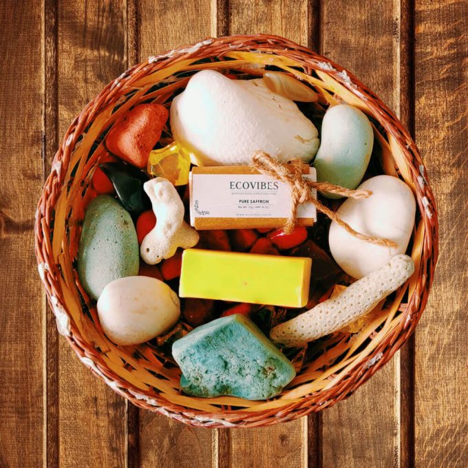 EcoVibes | premium hand crafted beauty soap | pure saffron