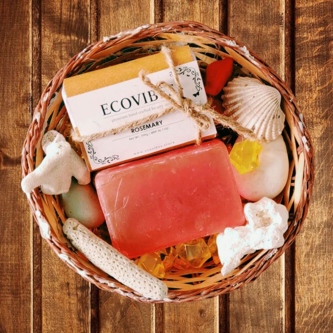 EcoVibes | premium hand crafted beauty soap | rosemary