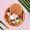 EcoVibes | natural coconut dish washing scrubber round EcoVibes | natural coconut dish washing scrubber round