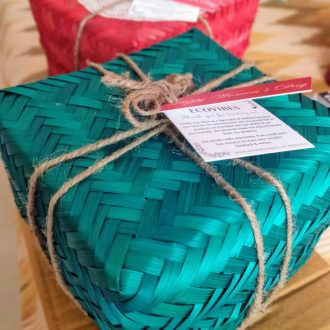 EcoVibes | palm leaf gift boxes