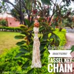 Macrame Tessel Key Chain