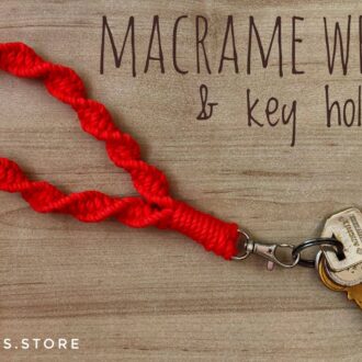 Macrame Whistlet & Key Holder
