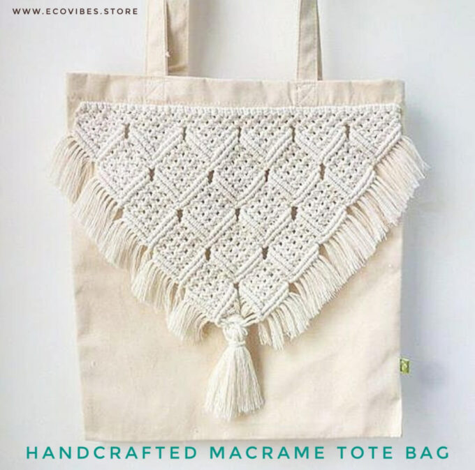 Macrame Tote Bag